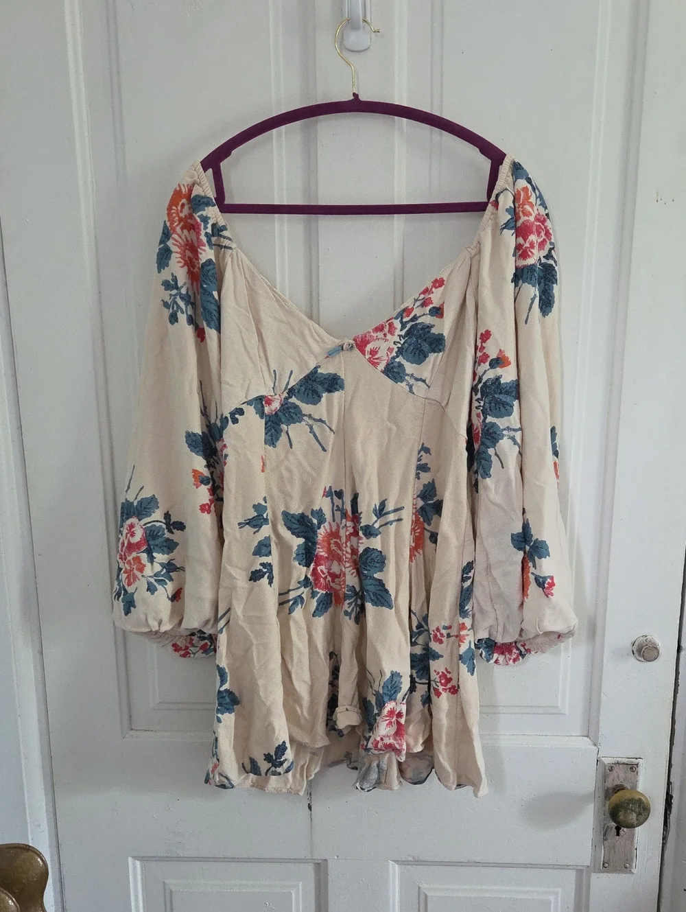 Free People Francesca Floral Mini Dress